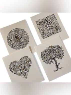 Johanna Basford Secret Garden Blank Notecards & Box - NWOT